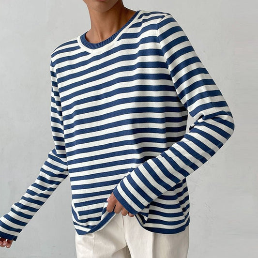 Marina | Relaxed Striped Long-Sleeve Top