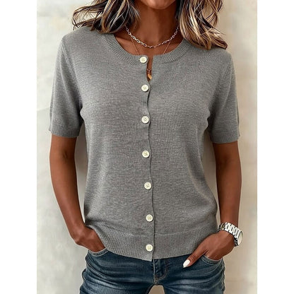 Helena | Refined Button-Front Cardigan