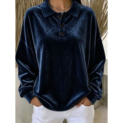 Marjorie | Relaxed Collared Pullover