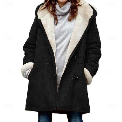 Madeline | Hooded Toggle Coat