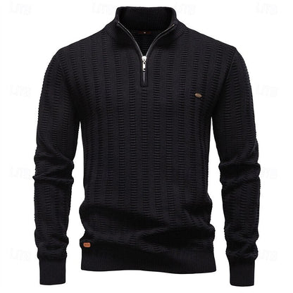 Wilfred | Textured Half-Zip Pullover