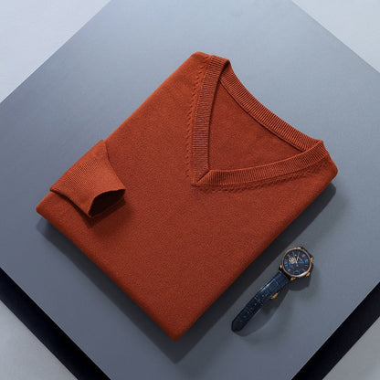 Damian | Refined V-Neck Jumper