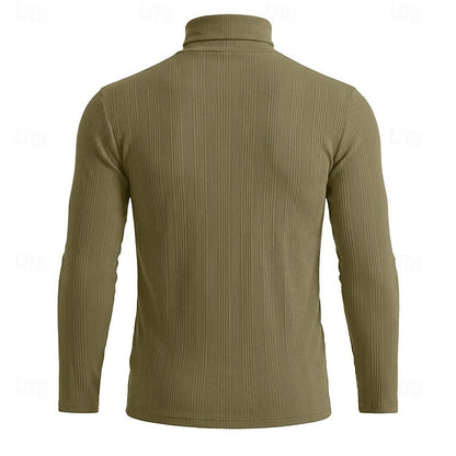 Conrad | Textured Turtleneck Top