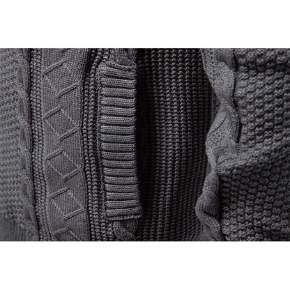 Clive | Cable-Knit Zip-Up Cardigan