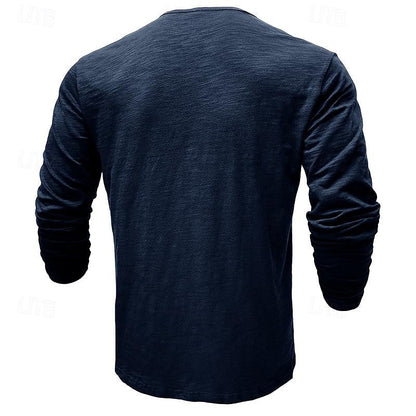 Nash | Classic Long-Sleeve Henley Shirt
