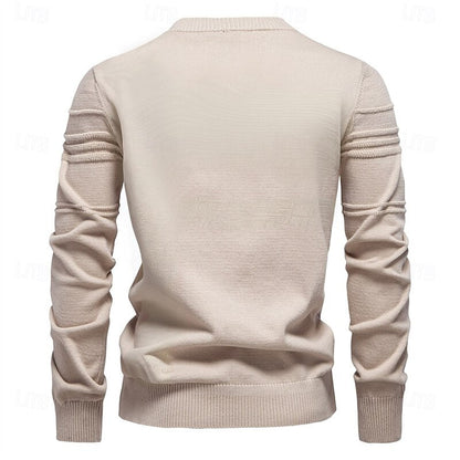Hamish | Textured Crewneck Jumper