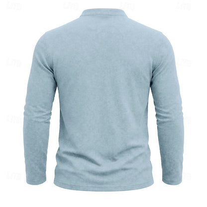 Owen | Classic Henley Long-Sleeve Shirt