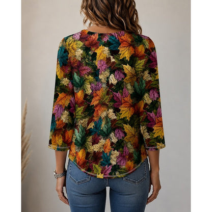 Katherine | Vintage Botanical Print Top